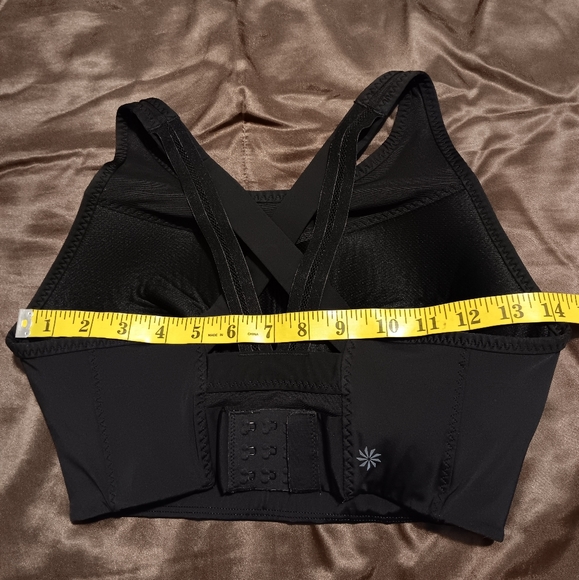 Athleta Gigi High Impact Sports Bra Padded Black SzS(32B) - Picture 6 of 13